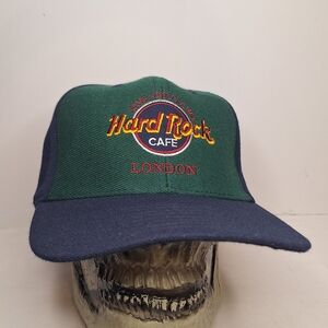 Hard Rock Cafe London Green and Blue Cap